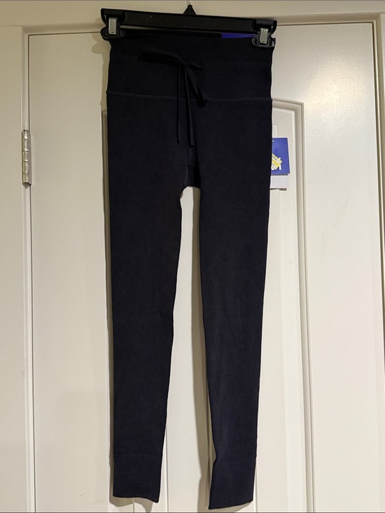 JoyLab Pants - High-Waist Black Ribbed Leggings
